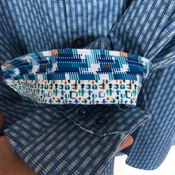 NWT 4X Robert Graham Long sleeve dress shirt - Picture 4 of 8